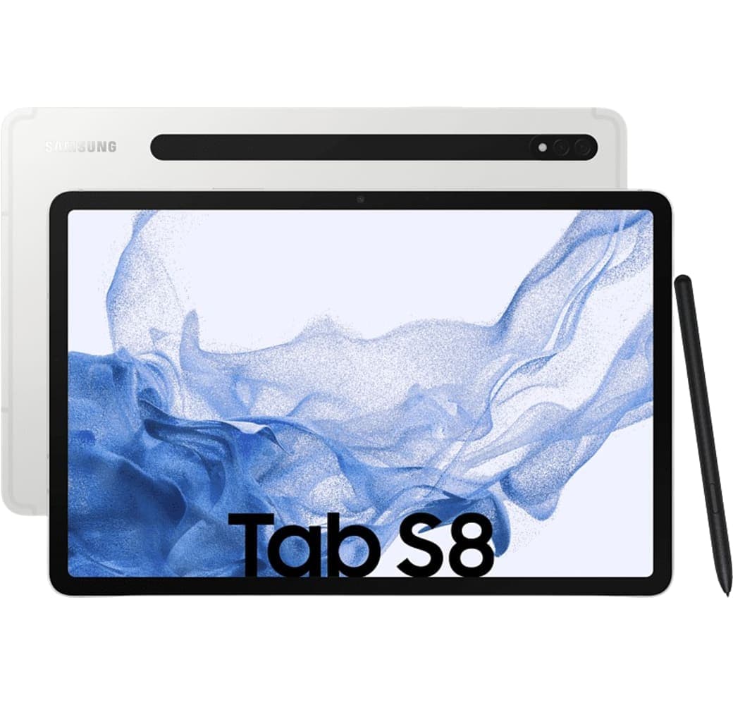 Silver Samsung Tablet, Galaxy Tab S8 (2022) - WiFi - Android - 128GB.1