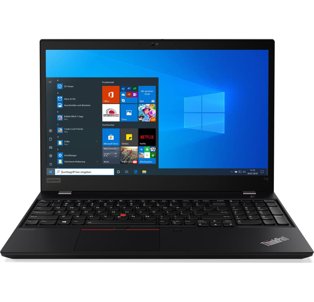 Schwarz Lenovo ThinkPad T15 G2 Notebook - Intel® Core™ i5-1135G7 - 8GB - 256GB SSD - Intel® Iris® Xe Graphics.2