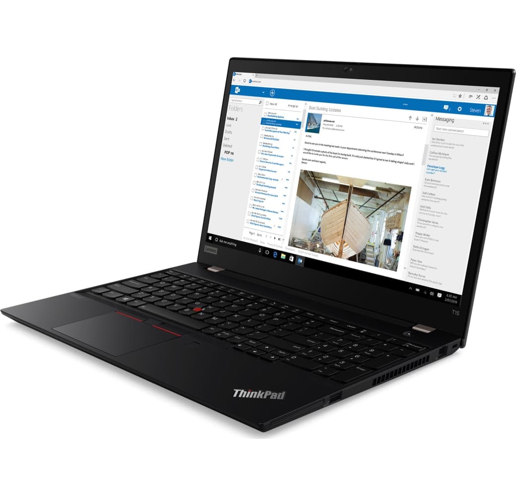 Schwarz Lenovo ThinkPad T15 G2 Notebook - Intel® Core™ i5-1135G7 - 8GB - 256GB SSD - Intel® Iris® Xe Graphics.4