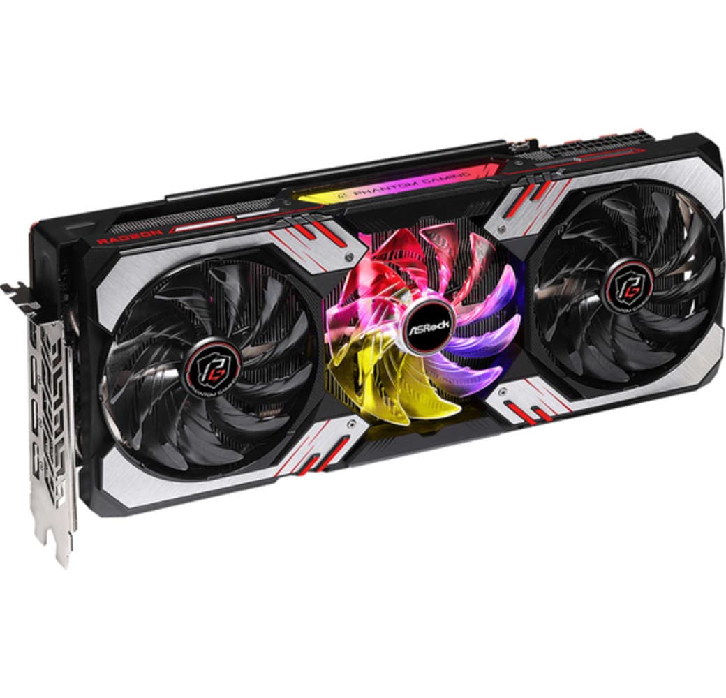 Black ASRock RX 6800 XT PHANTOM GAMING D Graphics Card.1