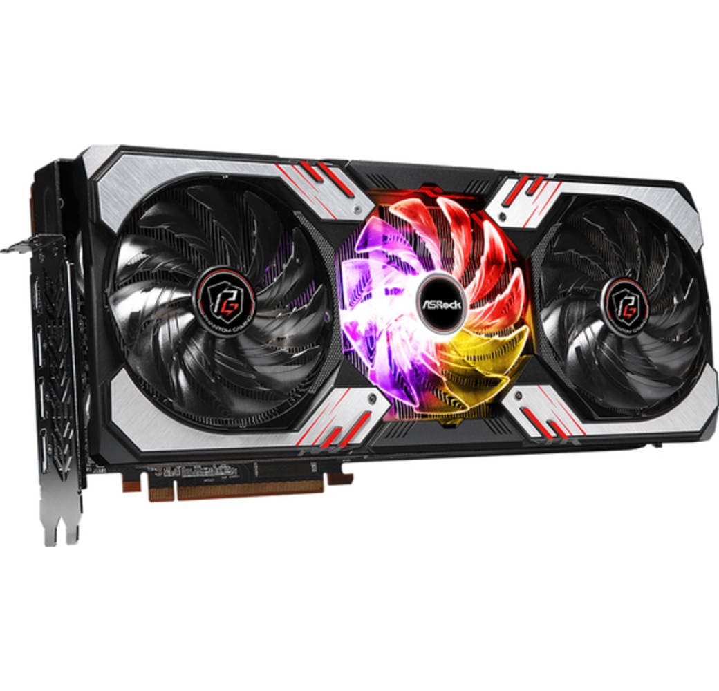 Black ASRock RX 6800 XT PHANTOM GAMING D Graphics Card.3