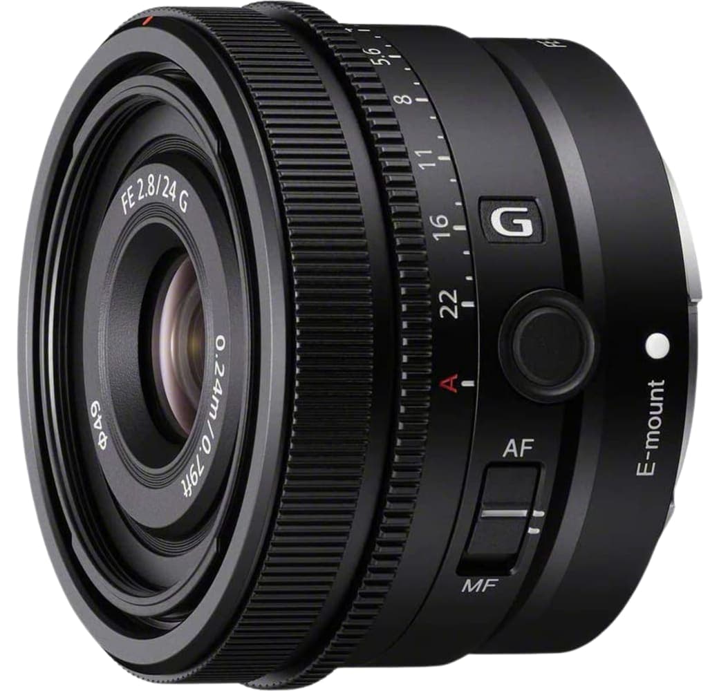 Black Sony FE 24mm F/2.8 G.1