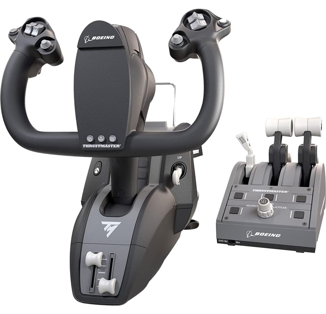 Black Thrustmaster TCA Yoke Pack BOEING Edition Joystick.1