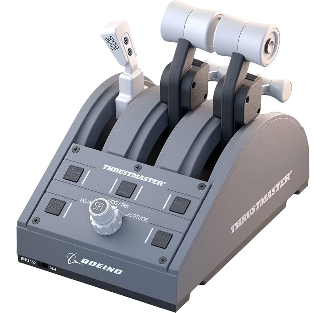 Black Thrustmaster TCA Yoke Pack BOEING Edition Joystick.4