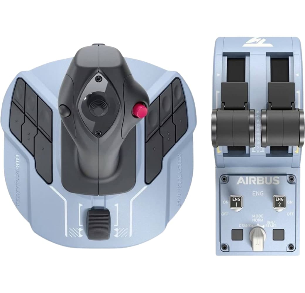 Black Thrustmaster TCA Officer Pack Airbus Edition Joystick.4