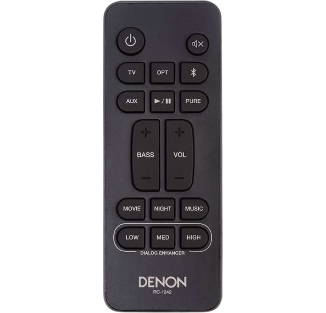 Black Denon DHT-S416 Soundbar + Subwoofer.5