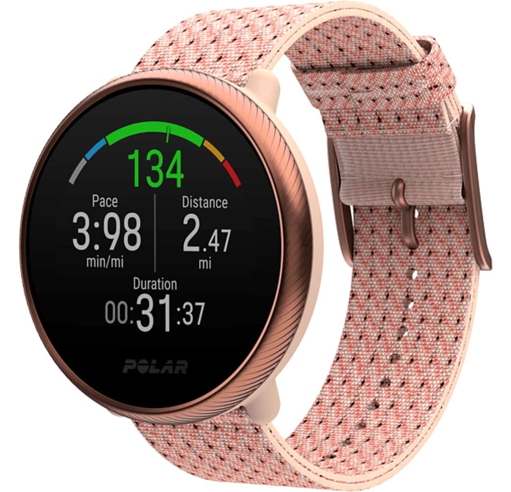 Rose/Pink Polar Ignite 2 (S) Smartwatch, Fiber reinforced polymer Case, 43 mm.1
