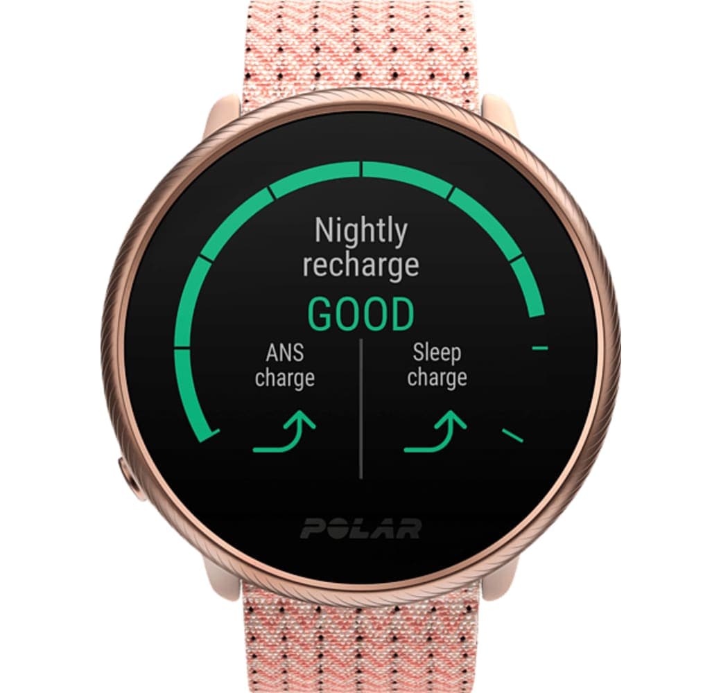 Rose/Pink Polar Ignite 2 (S) Smartwatch, Fiber reinforced polymer Case, 43 mm.2