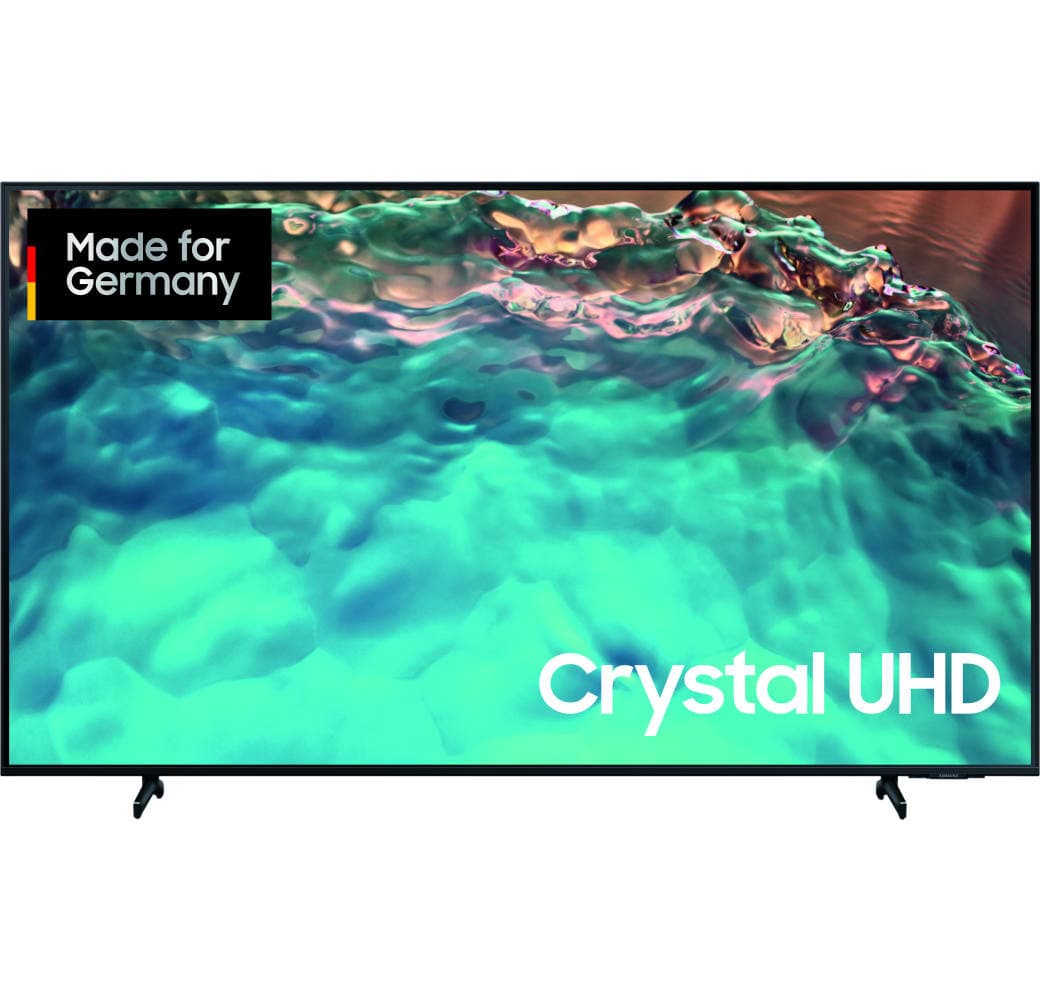 Black Samsung TV 55" GU55BU8079UXZG Crystal UHD 4K .1