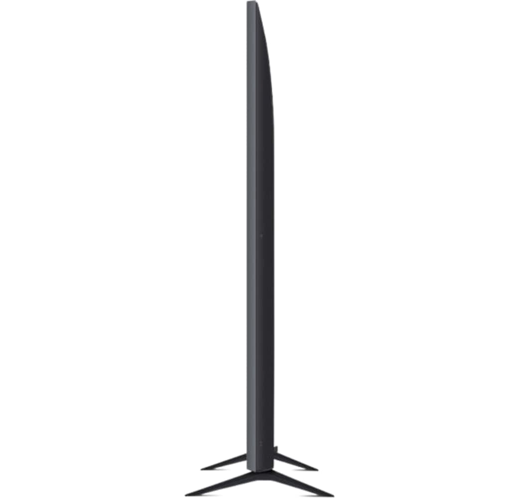 Black LG TV 55" 55UQ80009LB UHD 4K.2