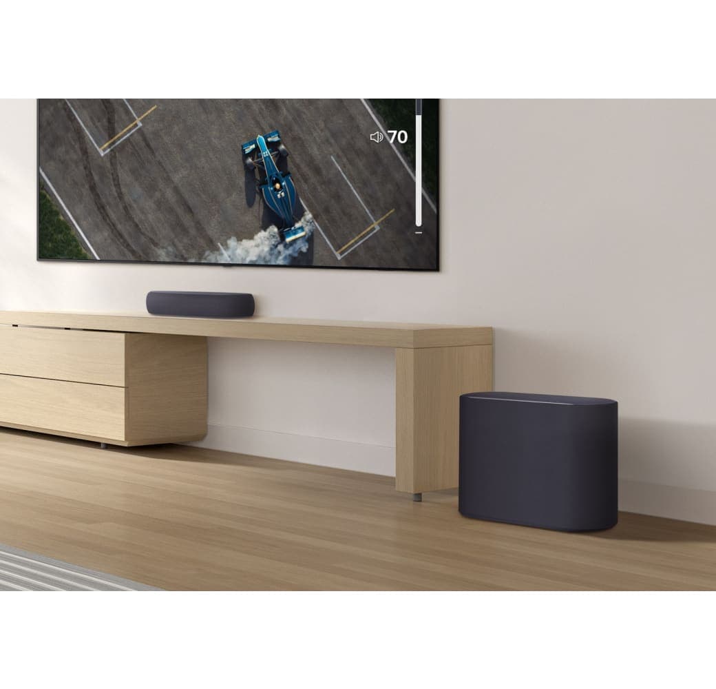 Black LG DQP5 Soundbar.5