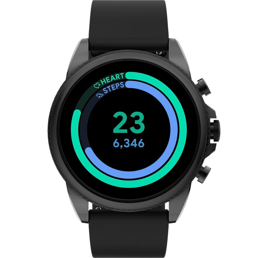Schwarz Fossil Gen 6 Smartwatch, Edelstahlgehäuse, 44 mm.2