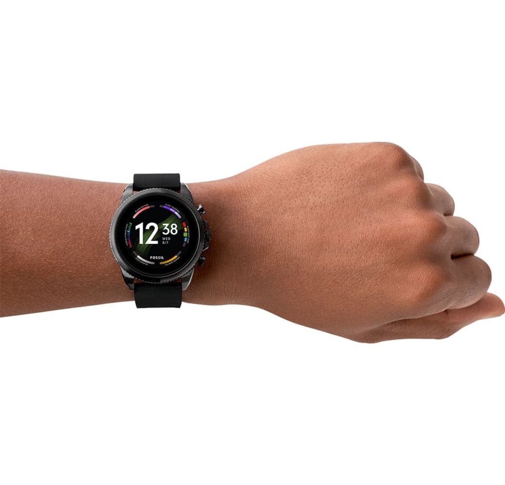 Schwarz Fossil Gen 6 Smartwatch, Edelstahlgehäuse, 44 mm.6