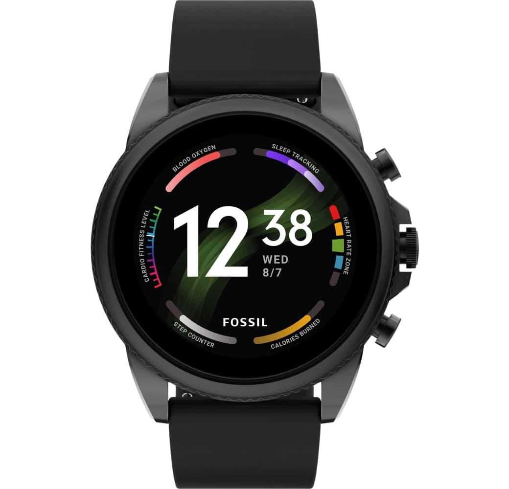 Schwarz Fossil Gen 6 Smartwatch, Edelstahlgehäuse, 44 mm.1