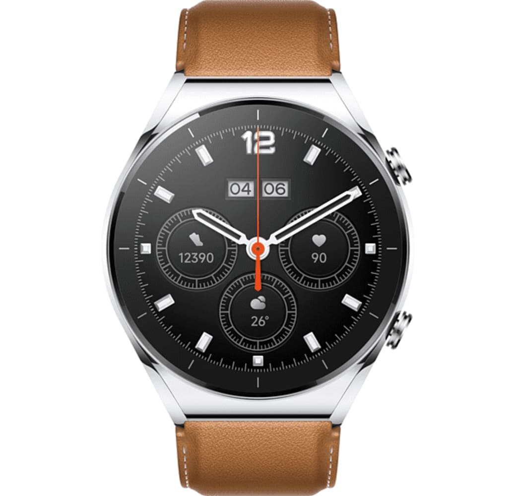 Brown Xiaomi S1 Smartwatch, Stainless Steel Case, 46mm.2
