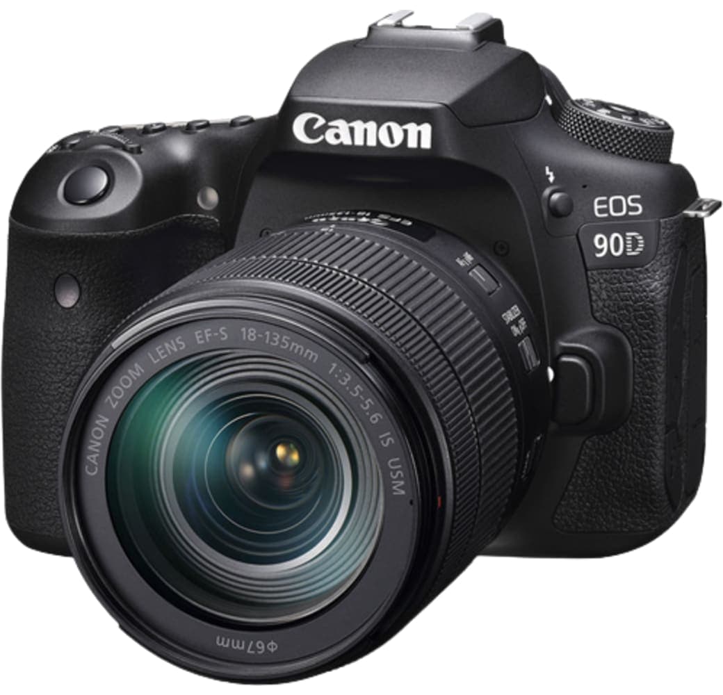 Black Canon EOS 90D Camera Kit with EF-S 18-135mm f/3.5-5.6 IS USM Lens.1