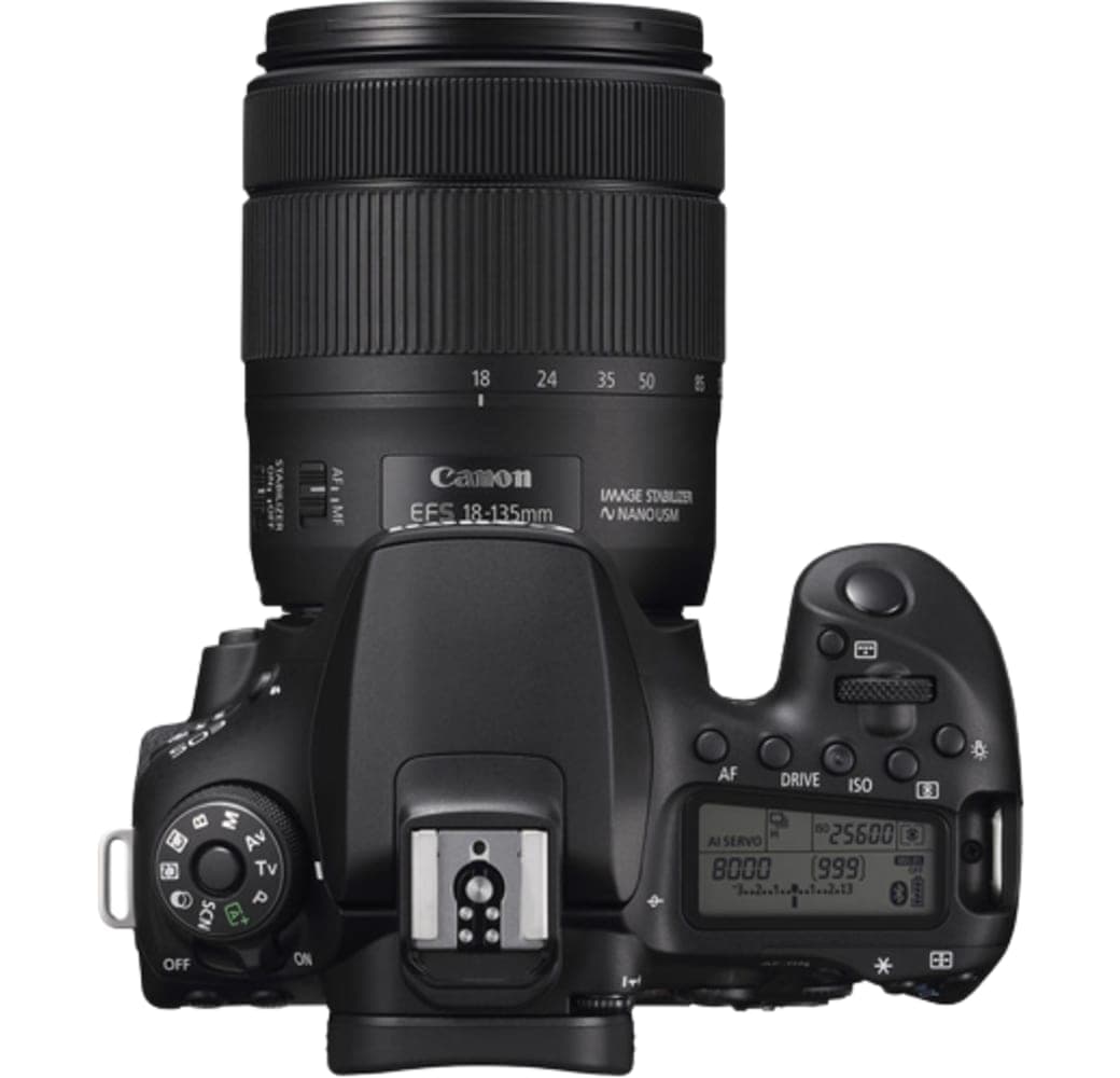 Black Canon EOS 90D Camera Kit with EF-S 18-135mm f/3.5-5.6 IS USM Lens.4