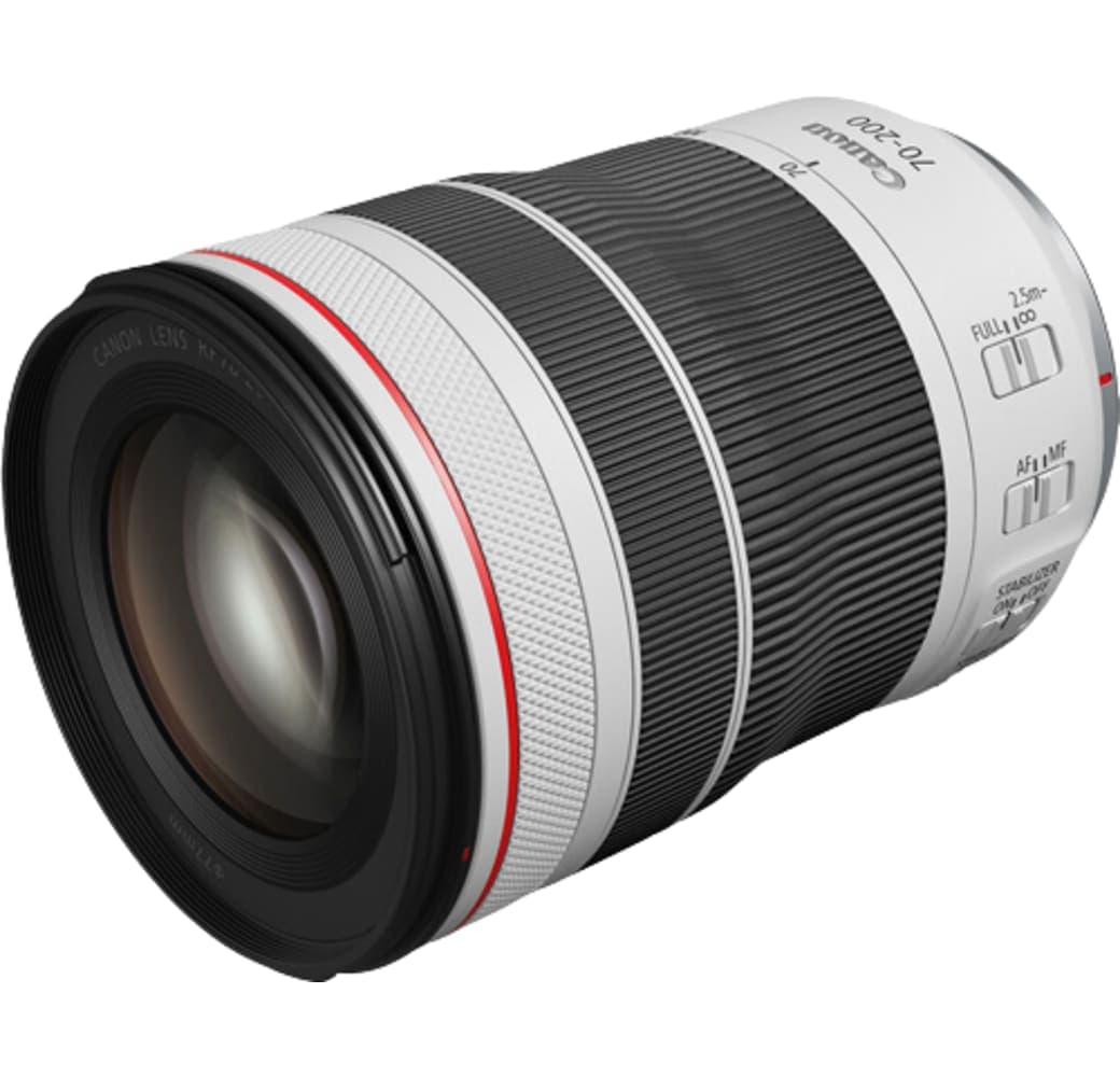 Weiß Canon RF 70-200mm f/4.0 L IS USM Objektiv.2