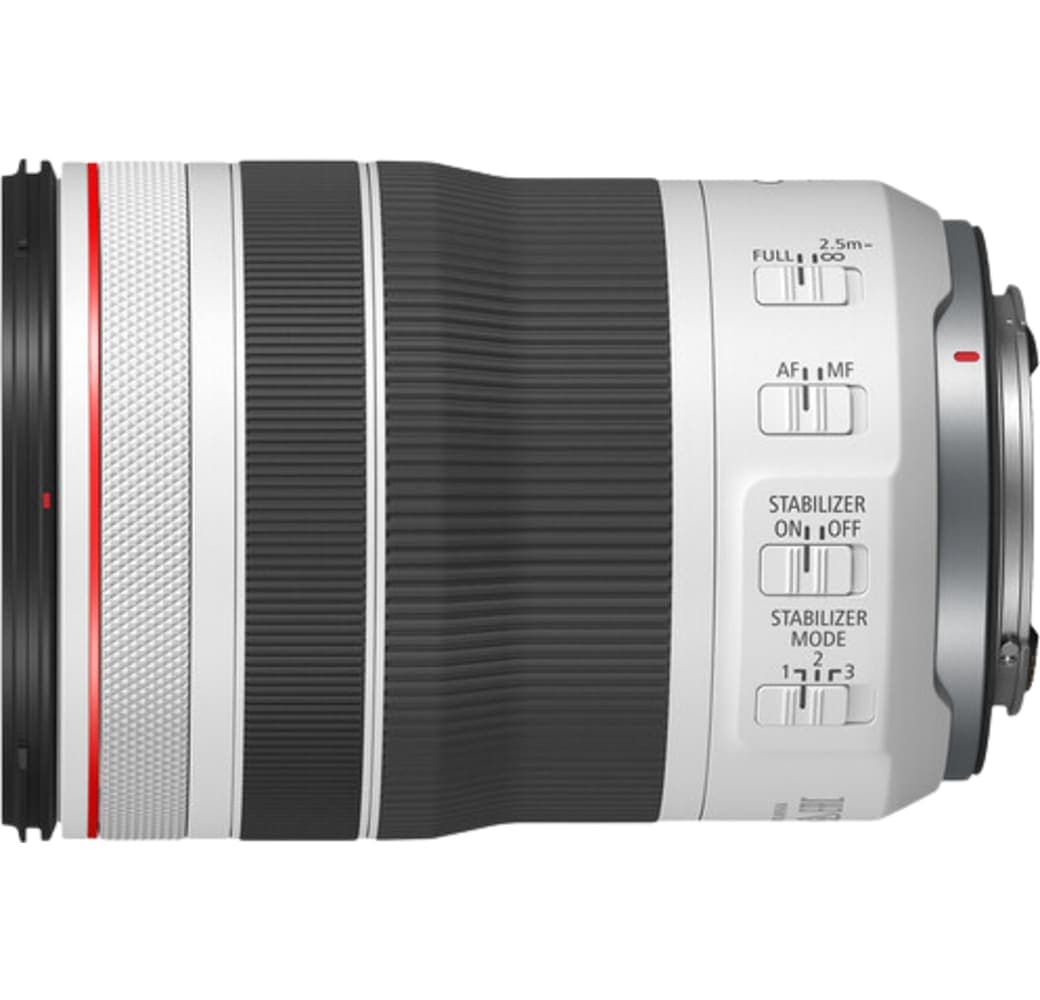 Weiß Canon RF 70-200mm f/4.0 L IS USM Objektiv.3
