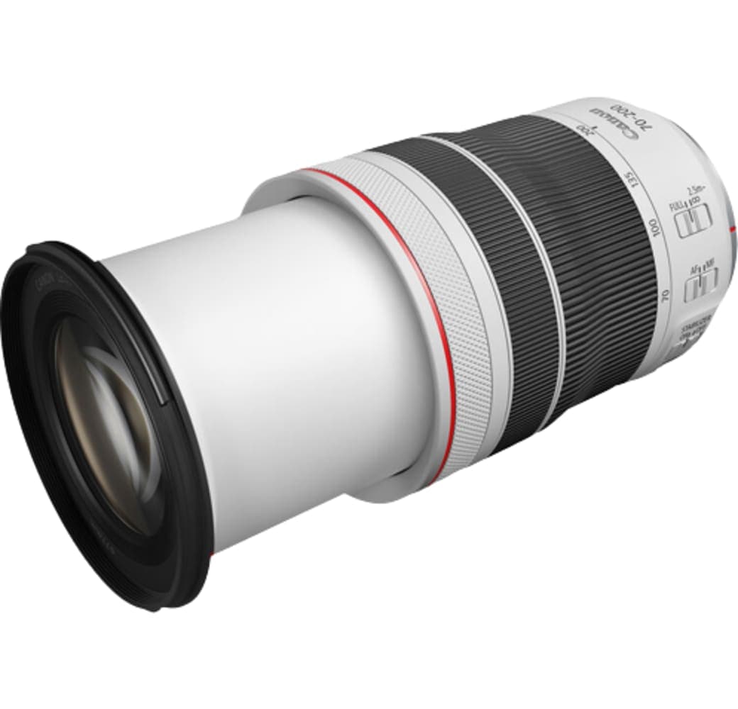 Weiß Canon RF 70-200mm f/4.0 L IS USM Objektiv.4