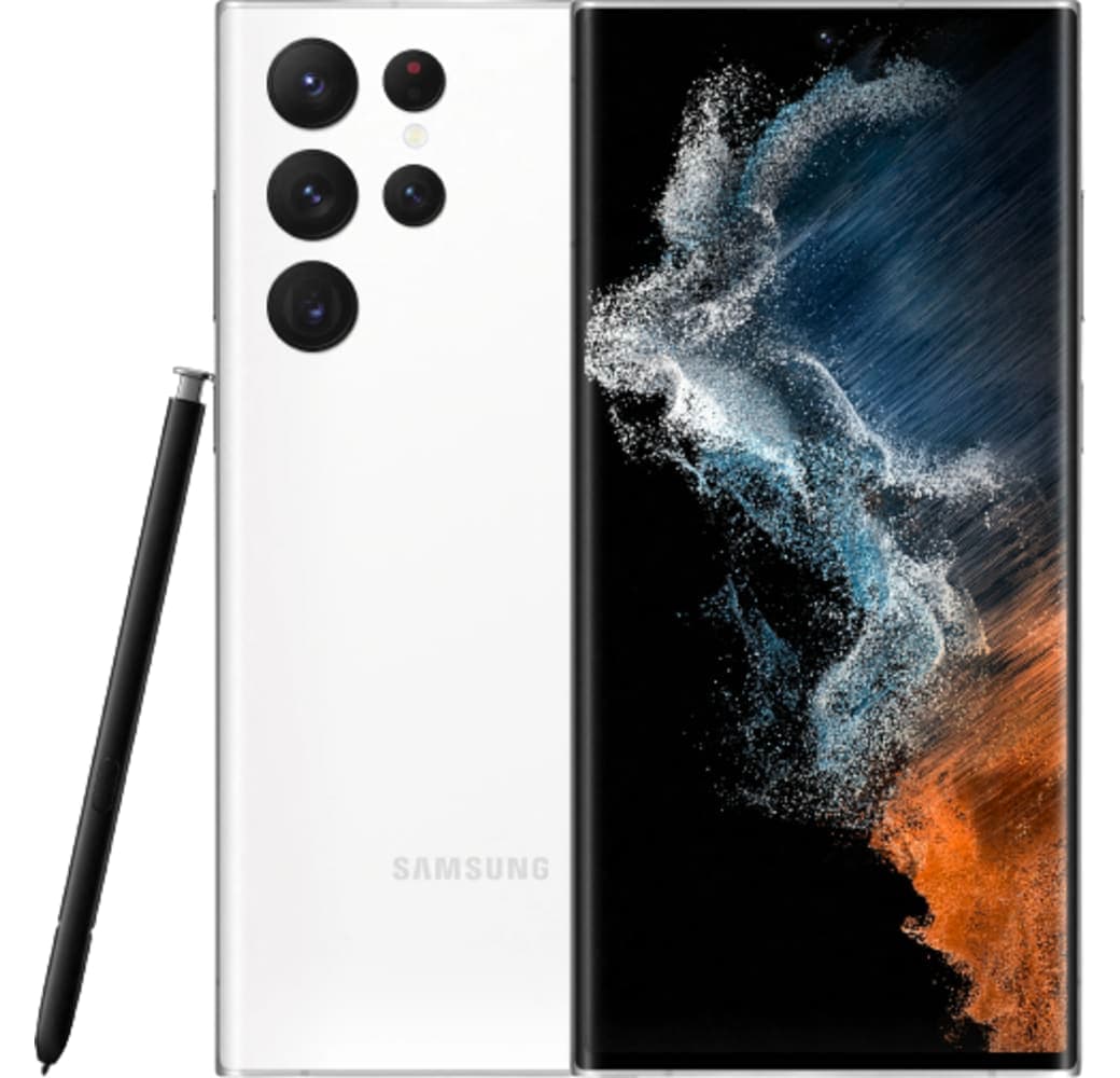 White Samsung Galaxy S22 Ultra Smartphone - 128GB - Dual SIM.1