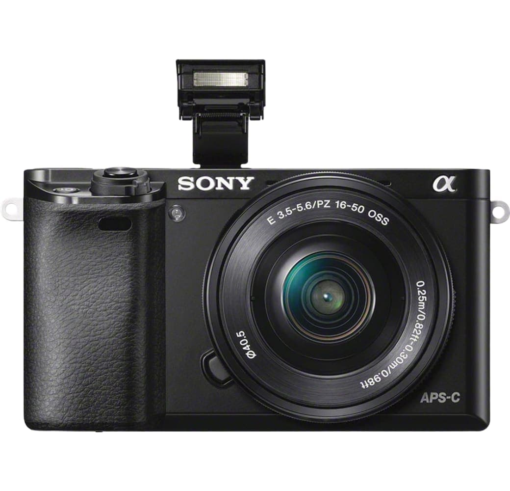Black Sony Alpha 6000 Camera Kit with E PZ 16-50 mm f/3.5-5.6 OSS + E 55-210mm f/4.5-6.3 OSS Lens.4