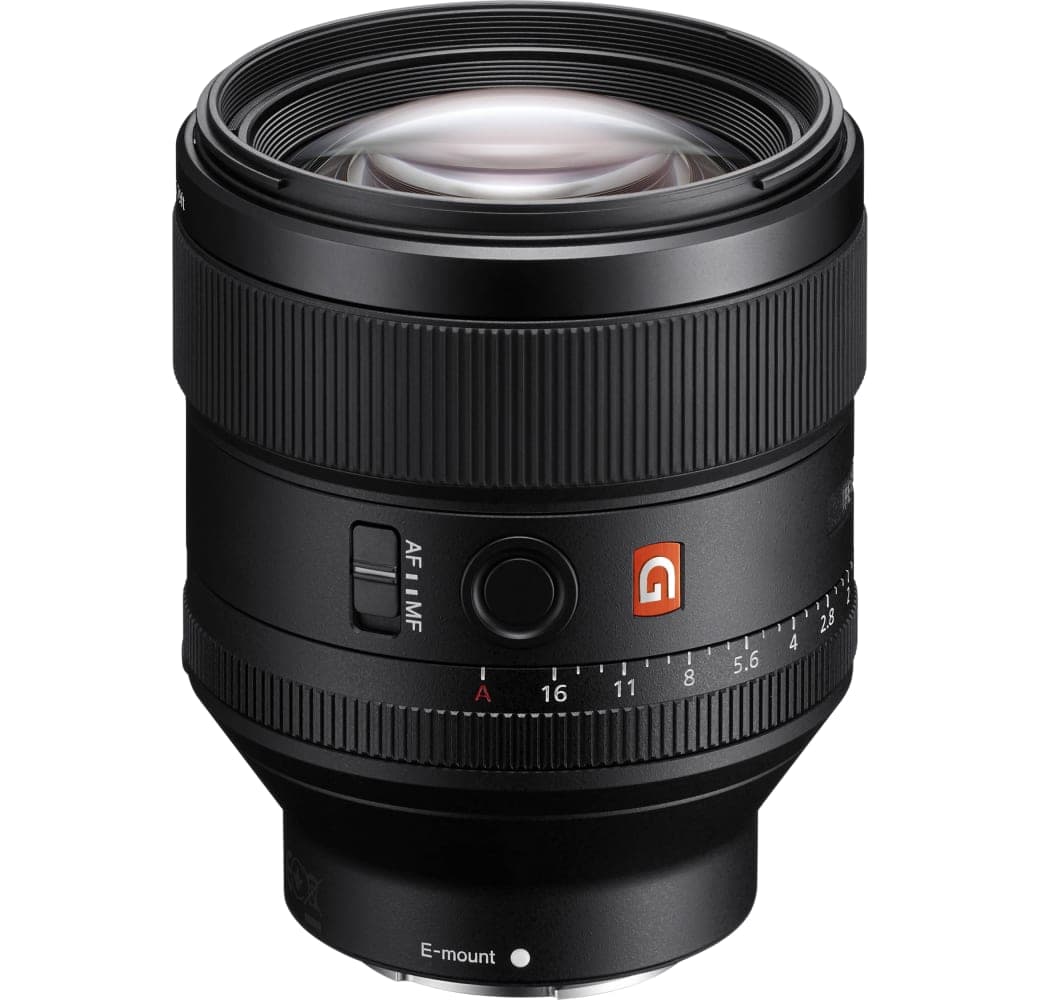 Black Sony FE 85mm F/1.4 GM.1