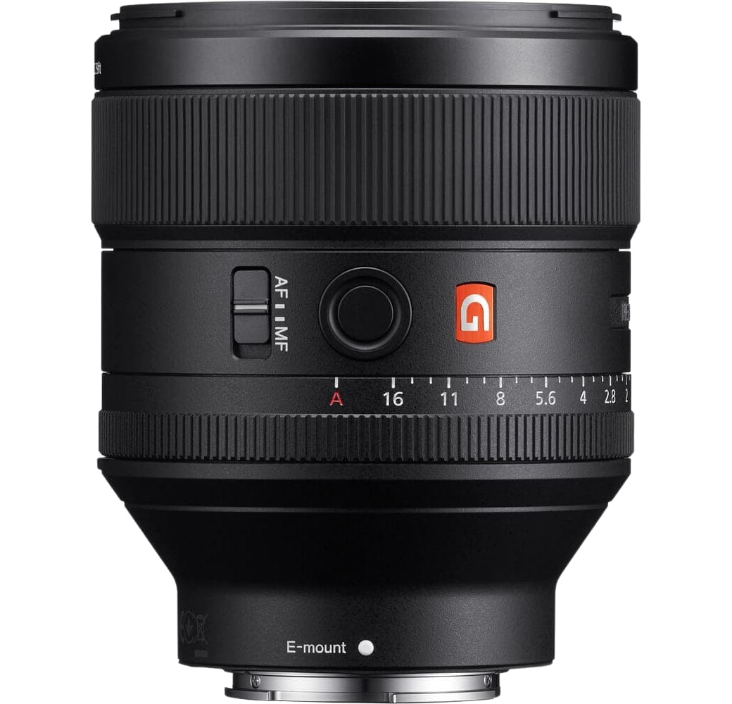 Black Sony FE 85mm F/1.4 GM.2