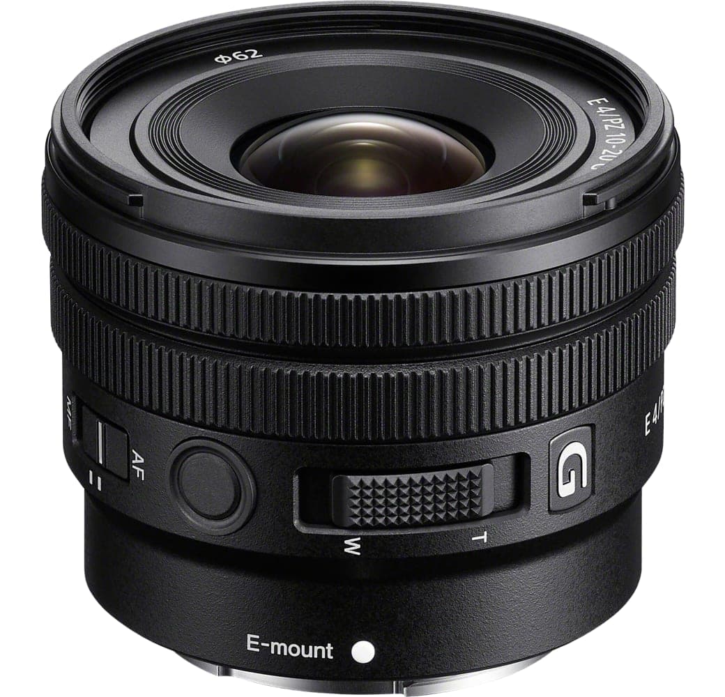 Black Sony E 10-20mm F/4 G PZ.1