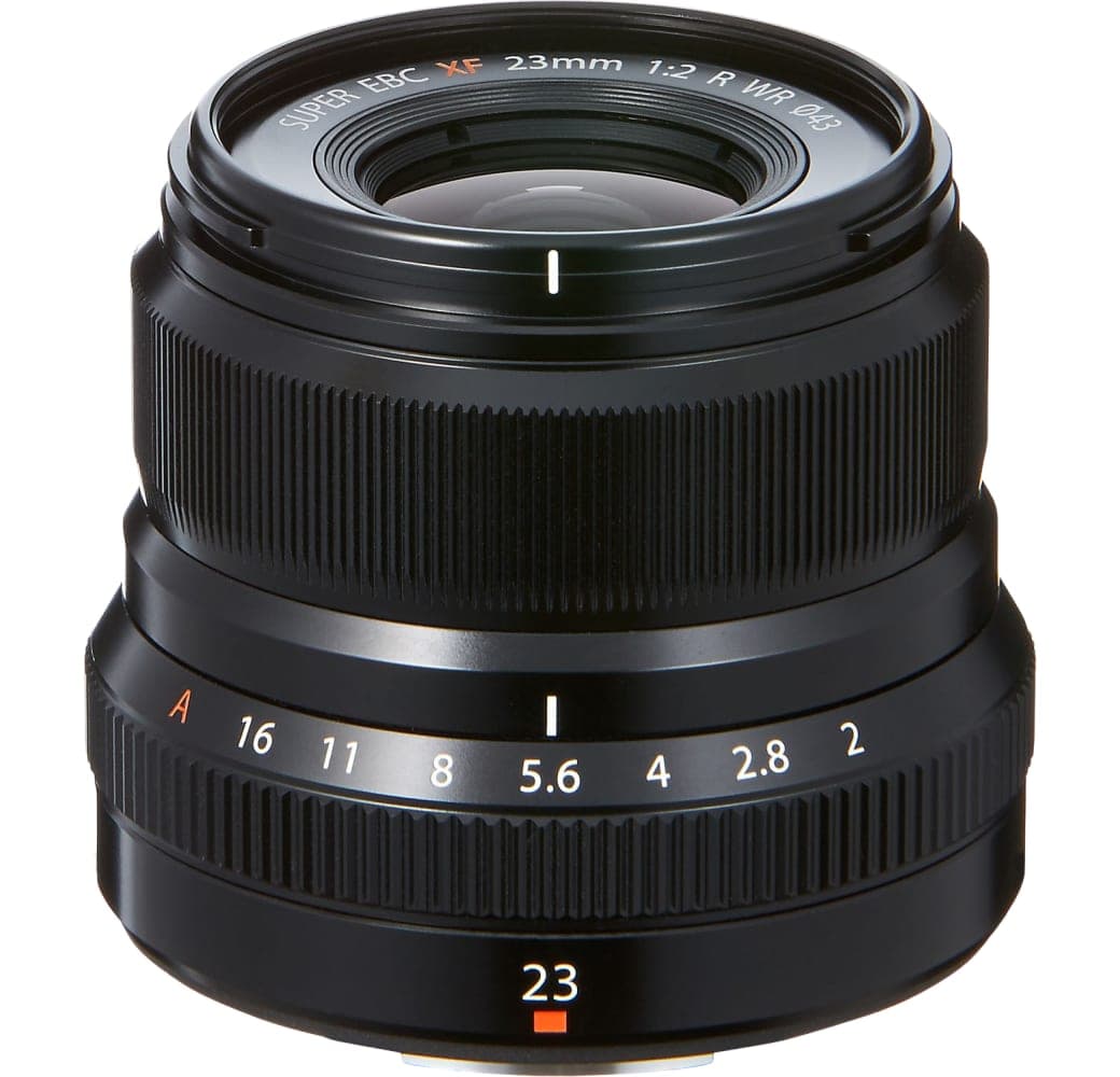 Schwarz Fujifilm XF 23mm F/2 R WR.1