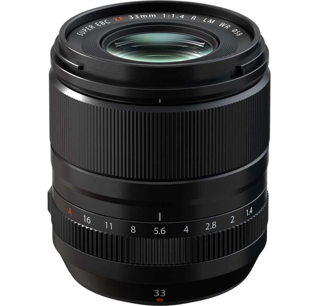 Black Fujifilm XF 33mm F/1.4 R LM WR.1