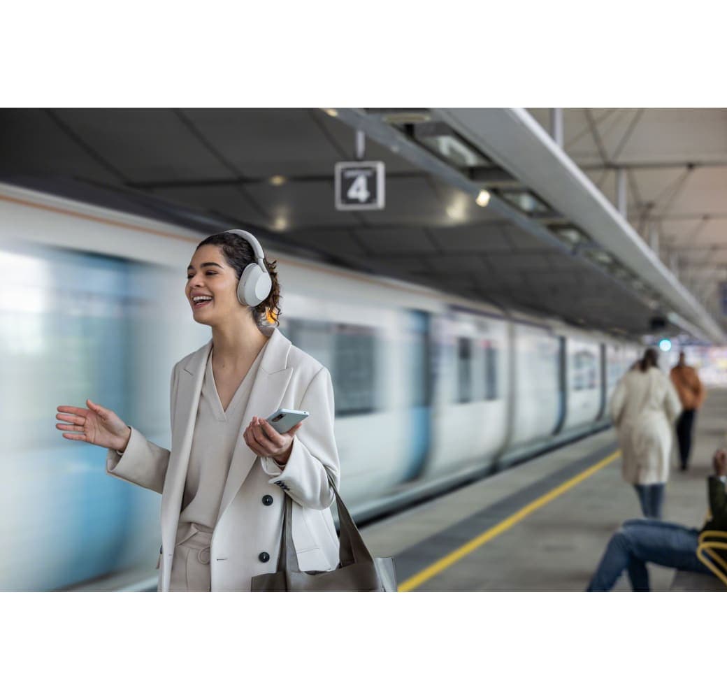 Silber Sony WH-1000 XM5 Noise Cancelling Over-ear Bluetooth Kopfhörer .5