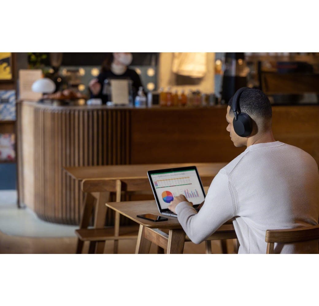 Black Sony WH-1000 XM5 Noise-cancelling Over-ear Bluetooth headphones.4