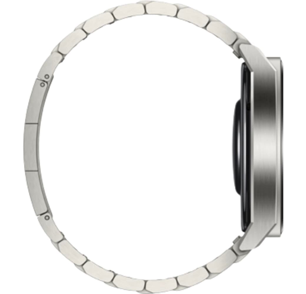 Silver Huawei Watch GT 3 Pro Smartwatch, Titanium Case, 46mm.3