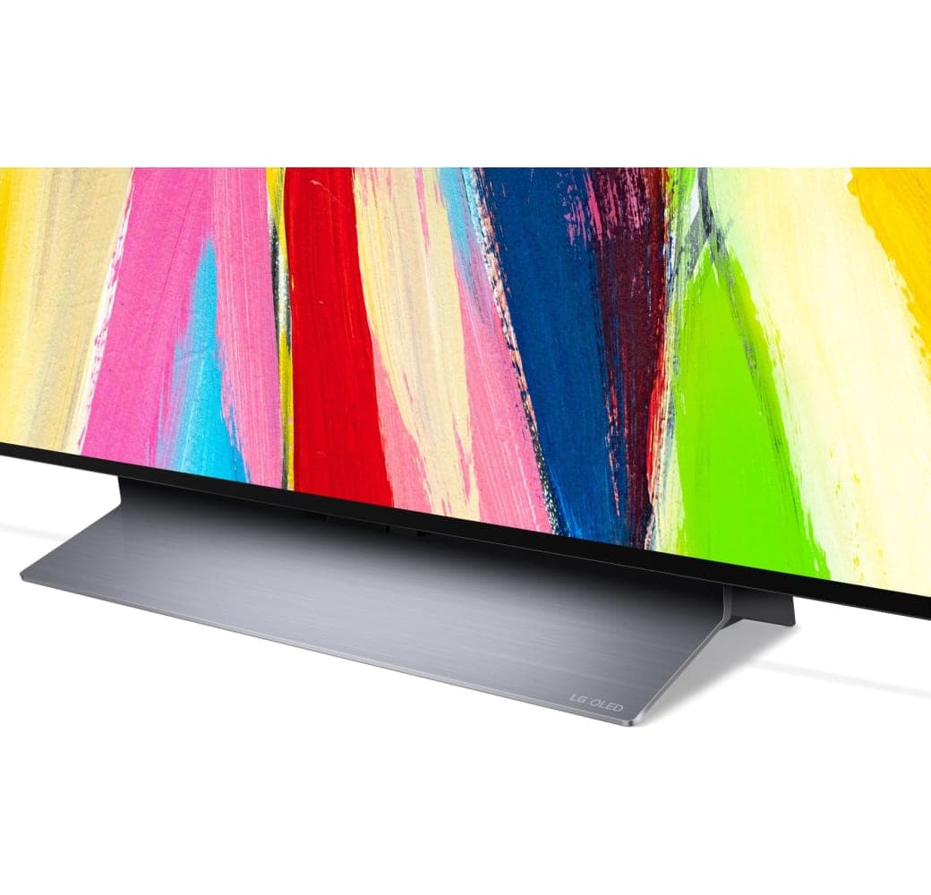 Black LG TV 65" OLED65C27LA UHD 4K.5