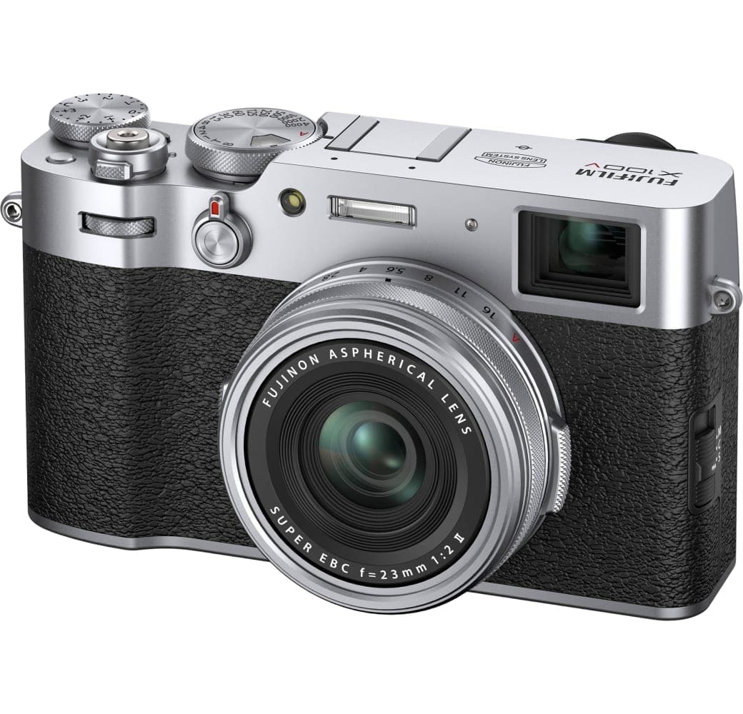 Silver Fujifilm X100V Compact Camera.1