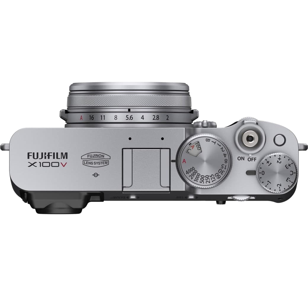 Silver Fujifilm X100V Compact Camera.5