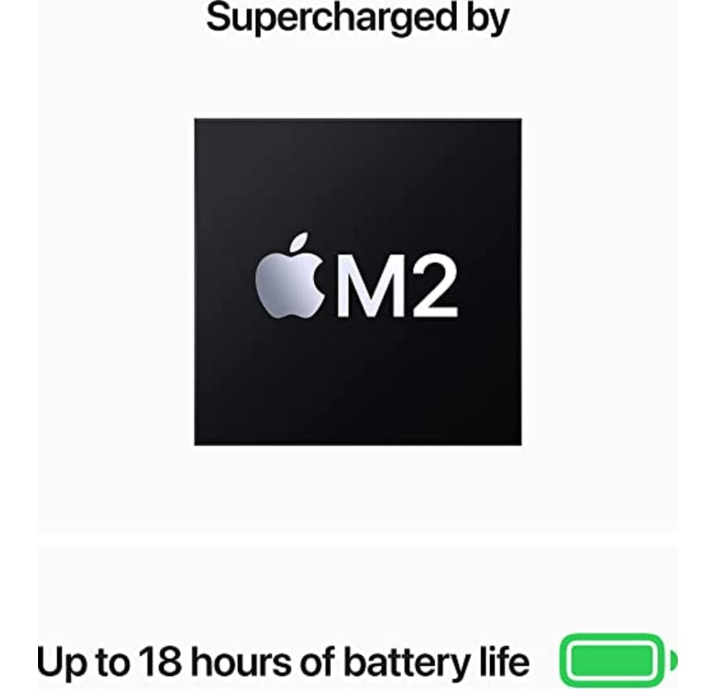 Silver MacBook Air 13.6" - Apple M2 Chip 8GB Memory 512GB SSD - Integrated 10-core GPU.4