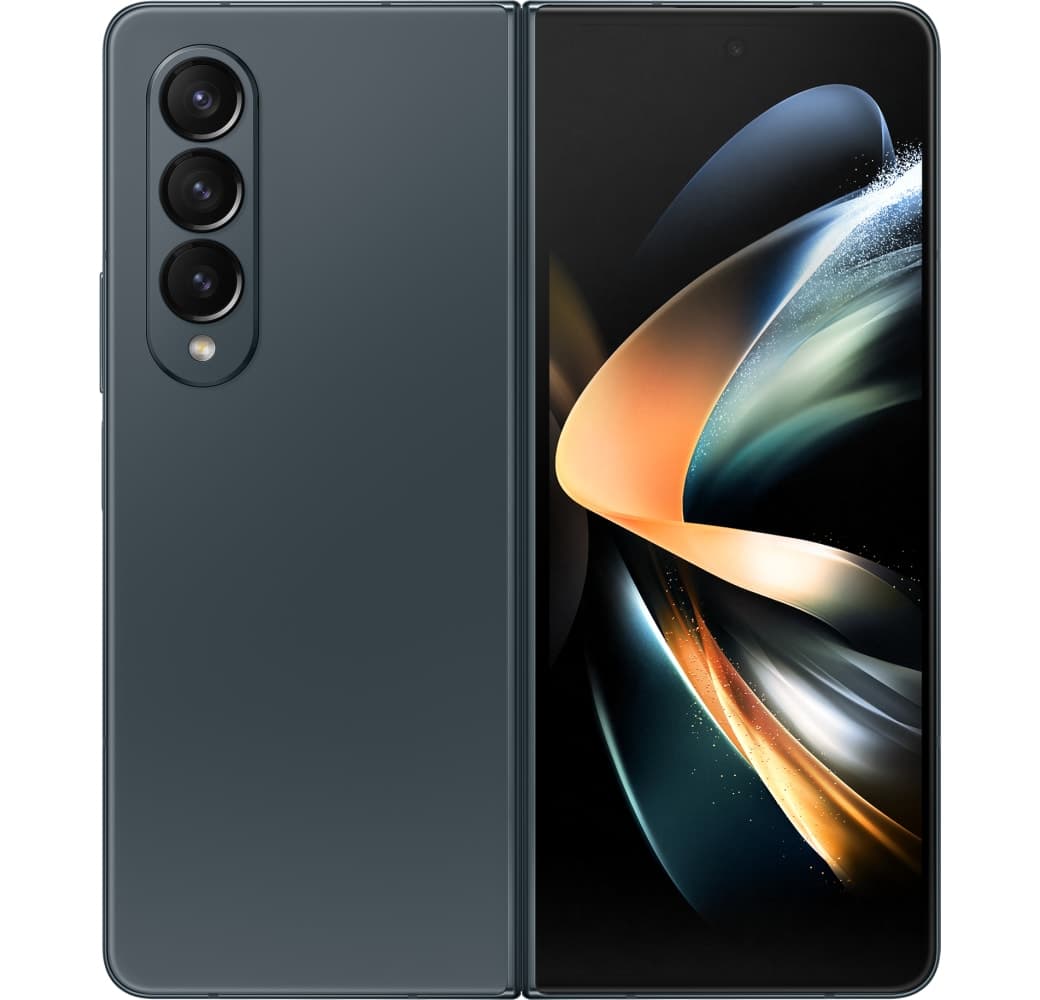 Gray Green Samsung Galaxy Z Fold4 Smartphone - 256GB - Dual Sim.9