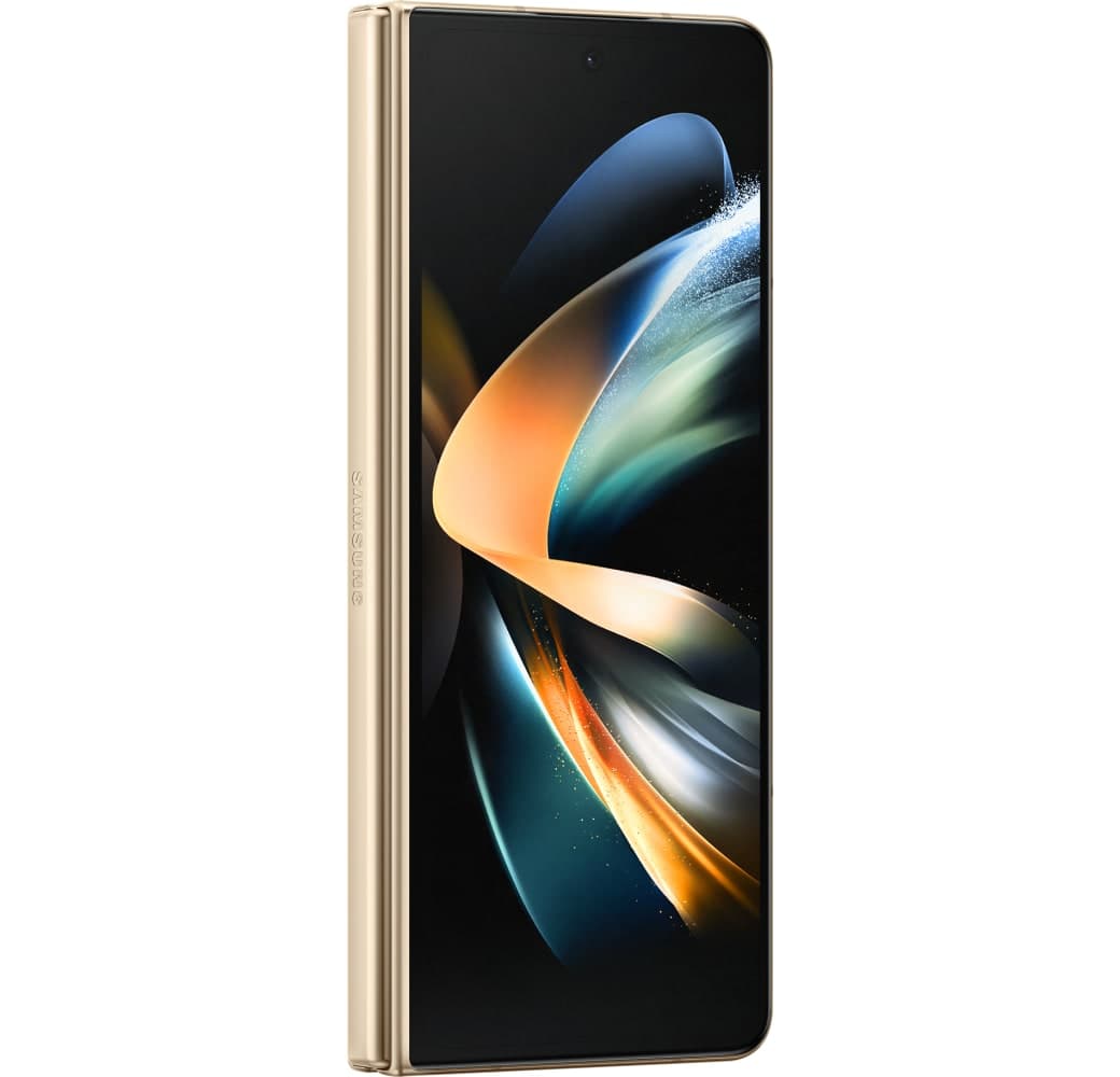 Beige Samsung Galaxy Z Fold4 Smartphone - 512GB - Dual Sim.5