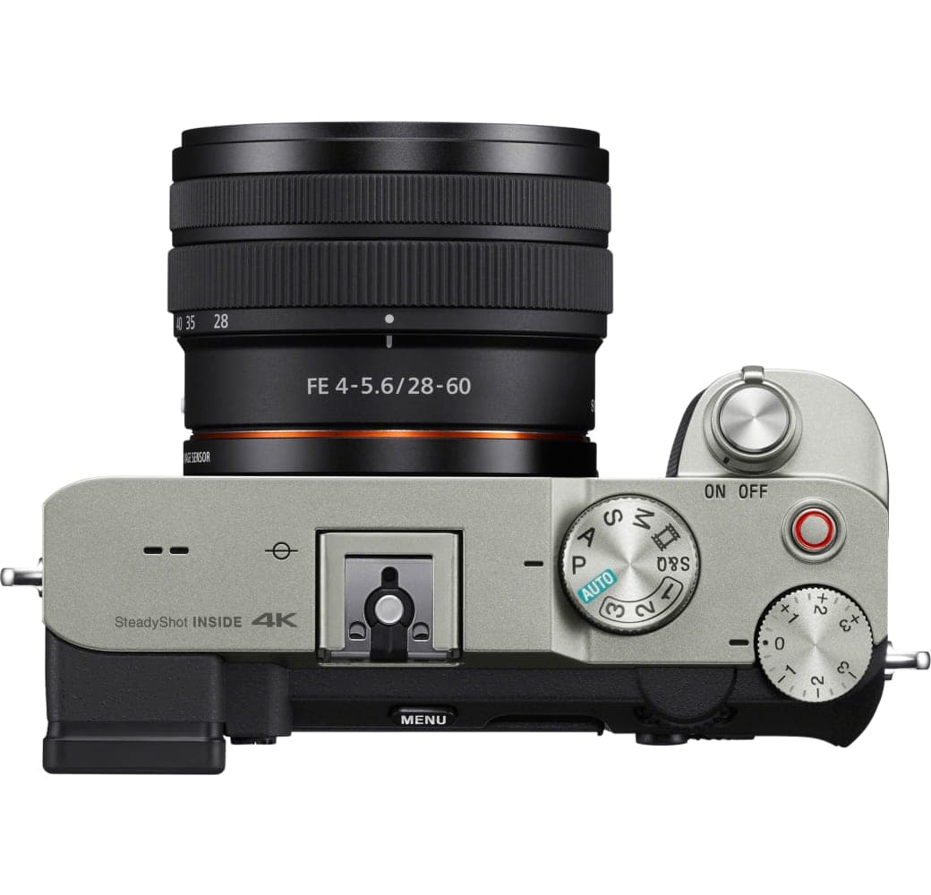 Silver Sony Alpha 7C Camera Kit with FE 28-60mm f/4-5.6 Lens.6