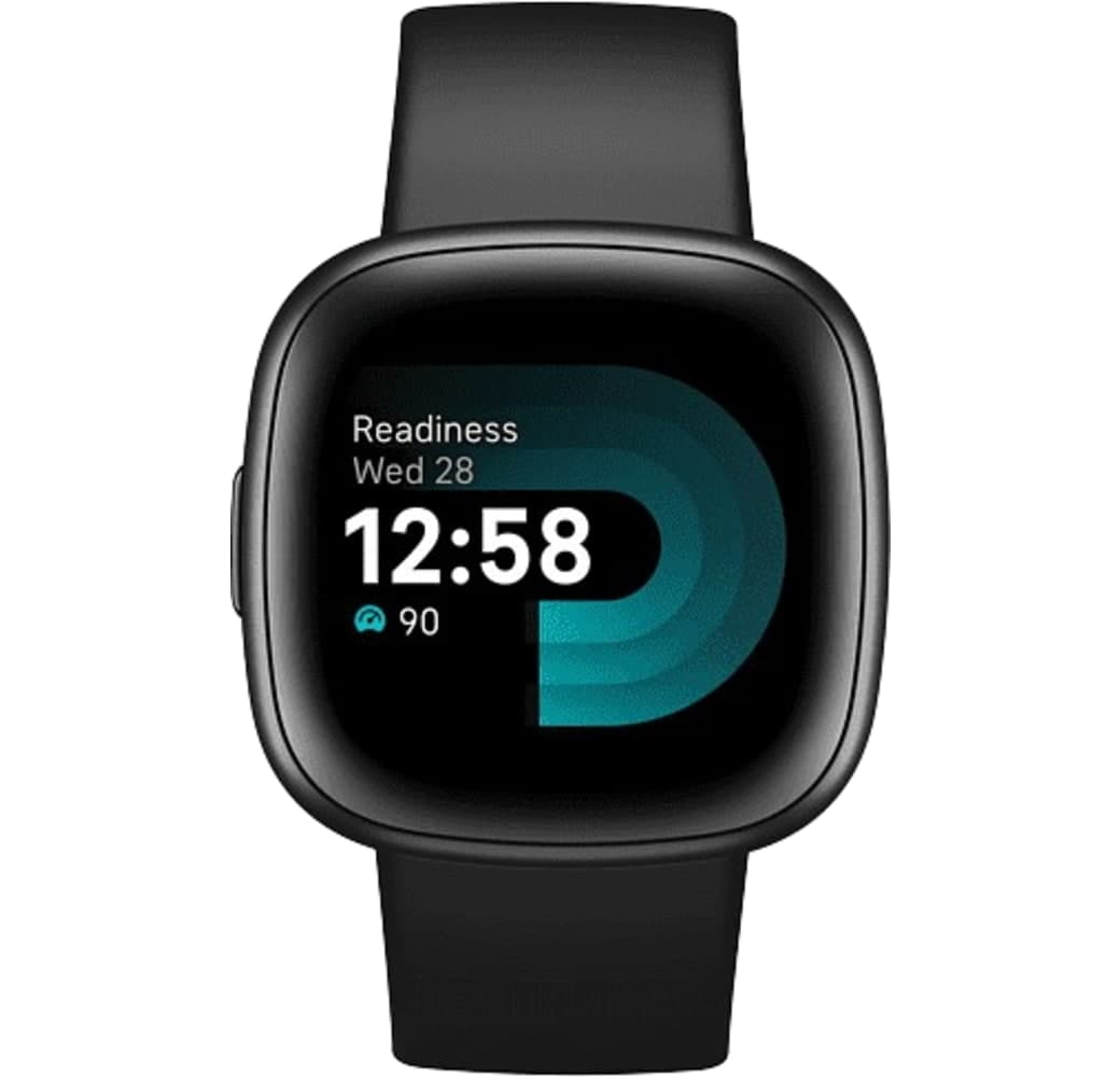 Black Fitbit Versa 4 Smartwatch, Aluminium Case, 40mm.2