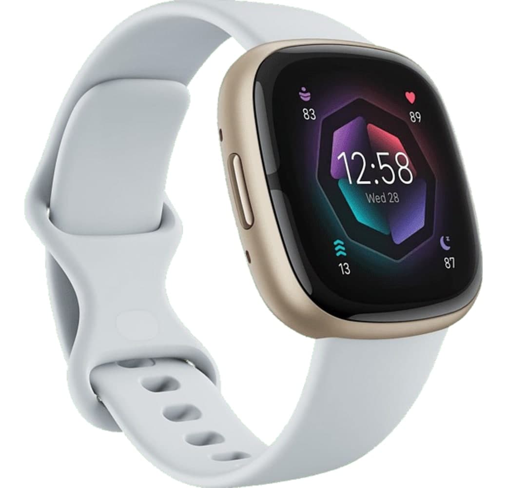 Blue Mist Fitbit Sense 2 Smartwatch, Aluminium Case, 40mm.1