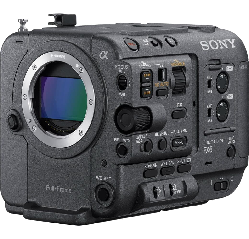 Gray Sony Alpha FX6 Cinema Camera - FE mount.1