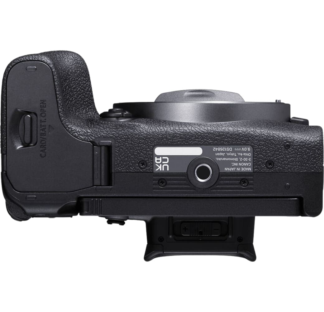Schwarz Canon EOS R10 Systemkamera, mit Objektiv RF-S 18-45mm f/4.5-6.3 IS STM + EF-EOS R Adapter.6