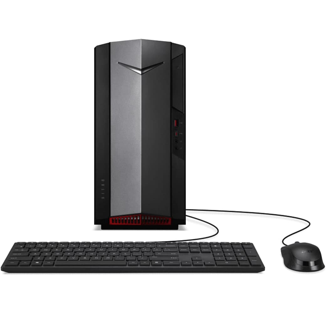 Black Acer Nitro 50 (N50-640) Gaming Desktop - Intel® Core™ i7-12700F - 32GB - 1TB SSD - NVIDIA® GeForce® RTX 3060 Ti.1