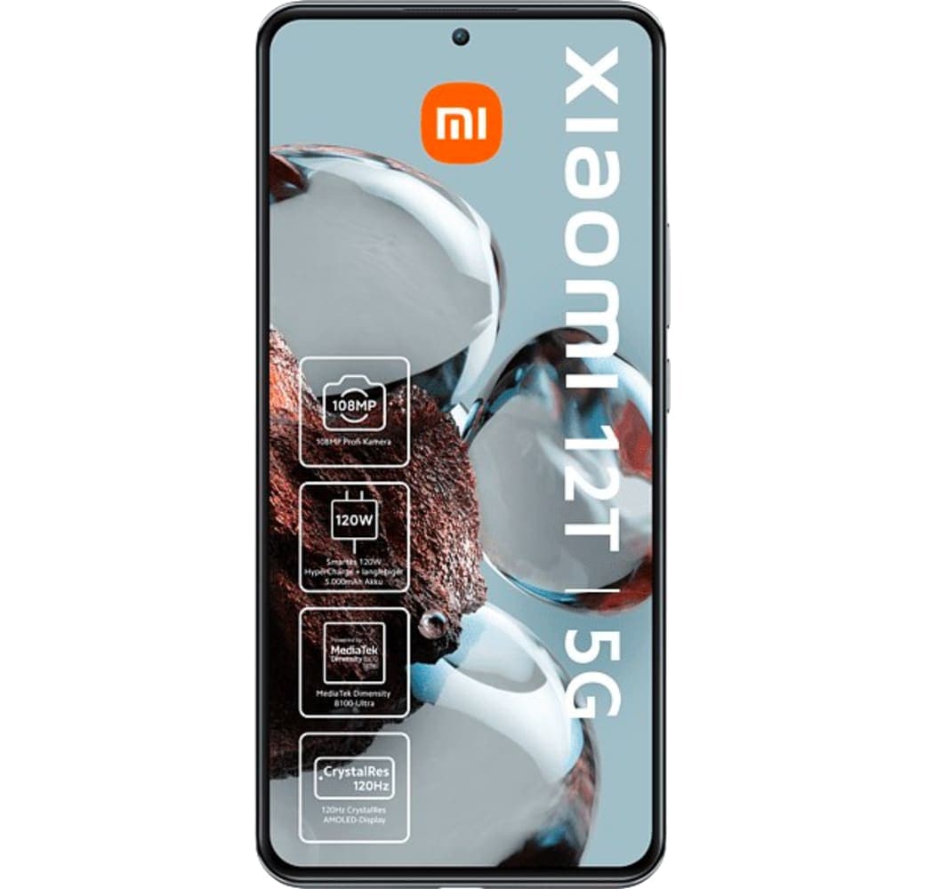 Silver Xiaomi 12T Smartphone - 256GB - Dual SIM.3