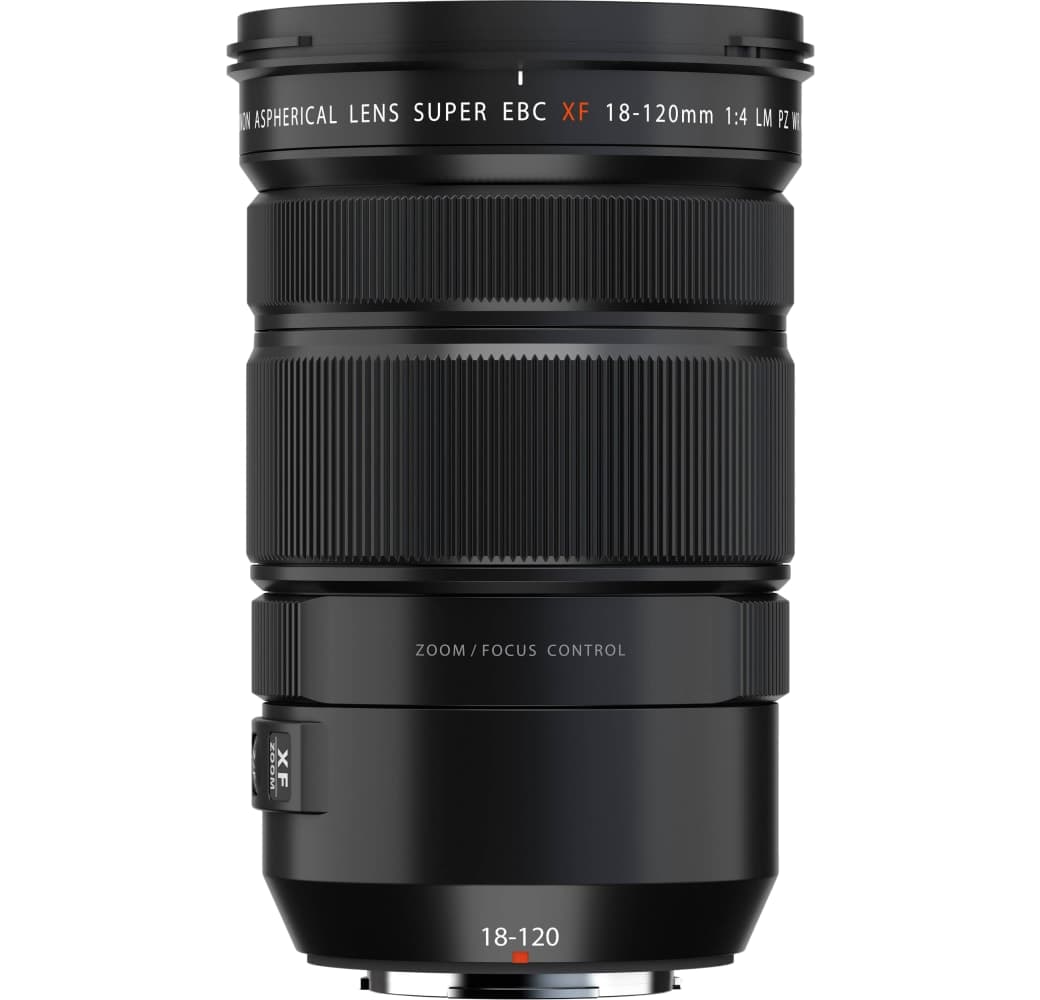 Schwarz Fujifilm XF 18-120mm F/4 LM PZ WR.2