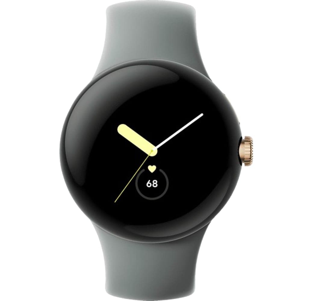 Hazel Google Pixel Wi-Fi / Bluetooth Smartwatch, Stainless Steel Case, 41mm.2