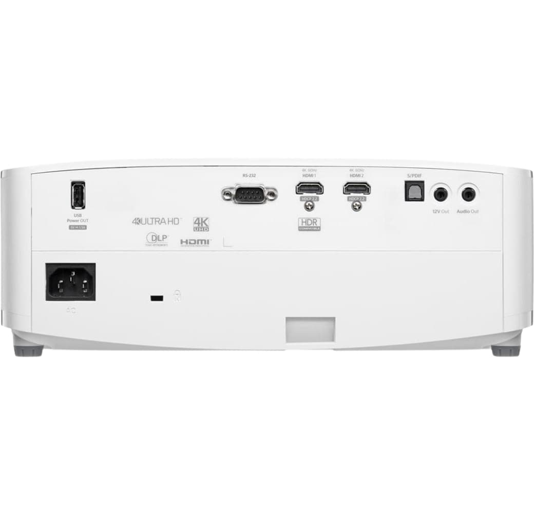 White Optoma UHD38x Projector - 4K UHD.4